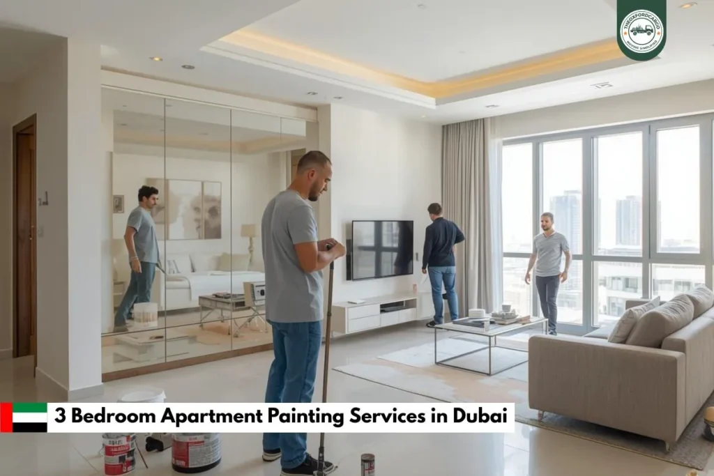 3 Bedroom Apartment Painting Services in Dubai
