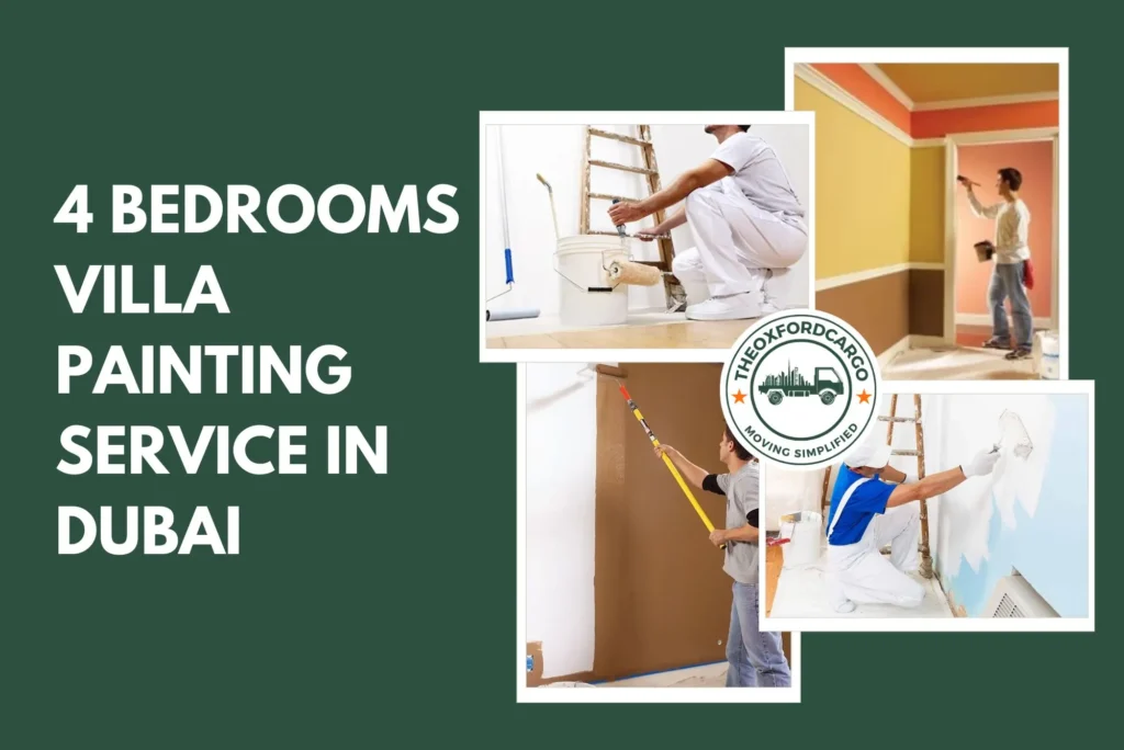 4 Bedrooms Villa Painting Service in Dubai
