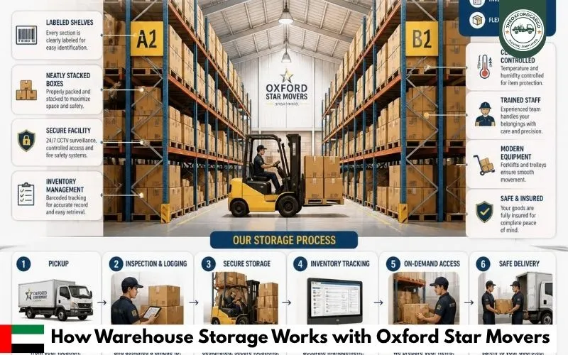 How Warehouse Storage Works with Oxford Star Movers