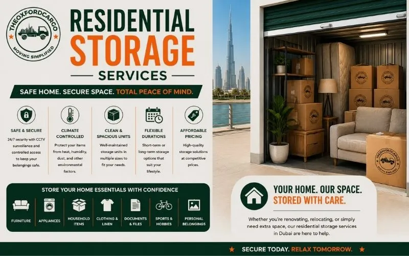 Residential Storage Services in Dubai