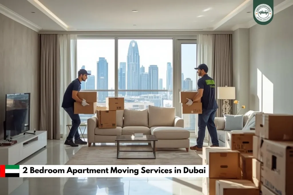 2 Bedroom Apartment Moving Services in Dubai