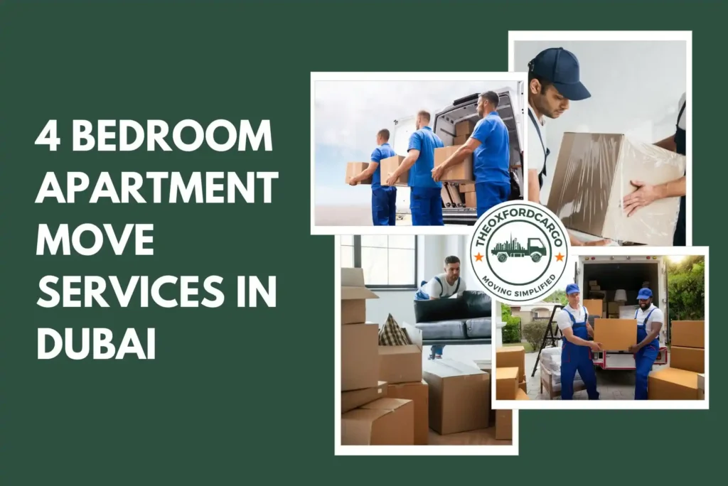 4 Bedroom Apartment Move Services in Dubai