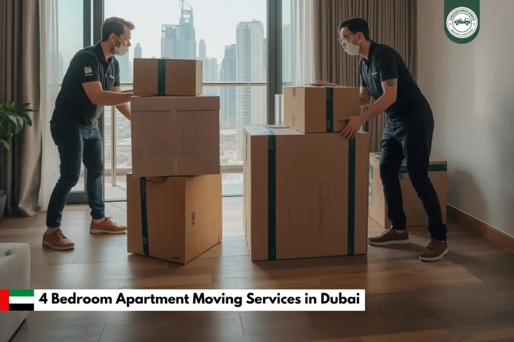 4 Bedroom Apartment Moving Services in Dubai