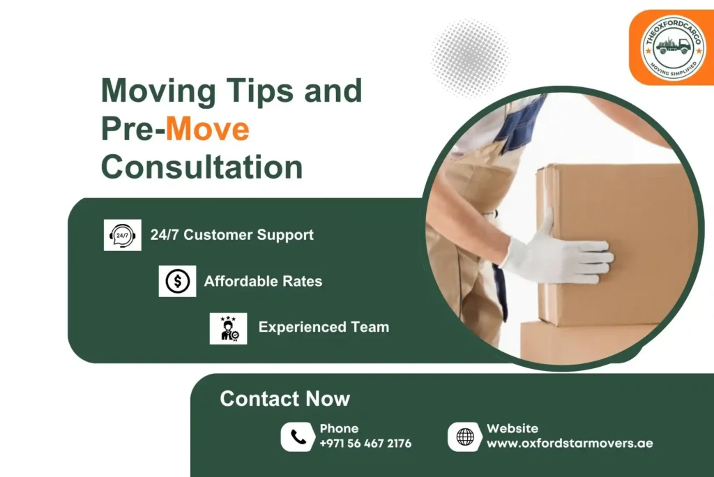 Moving Tips and Pre-Move Consultation