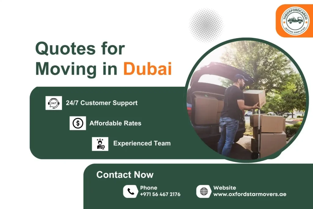 Quotes for Moving in Dubai