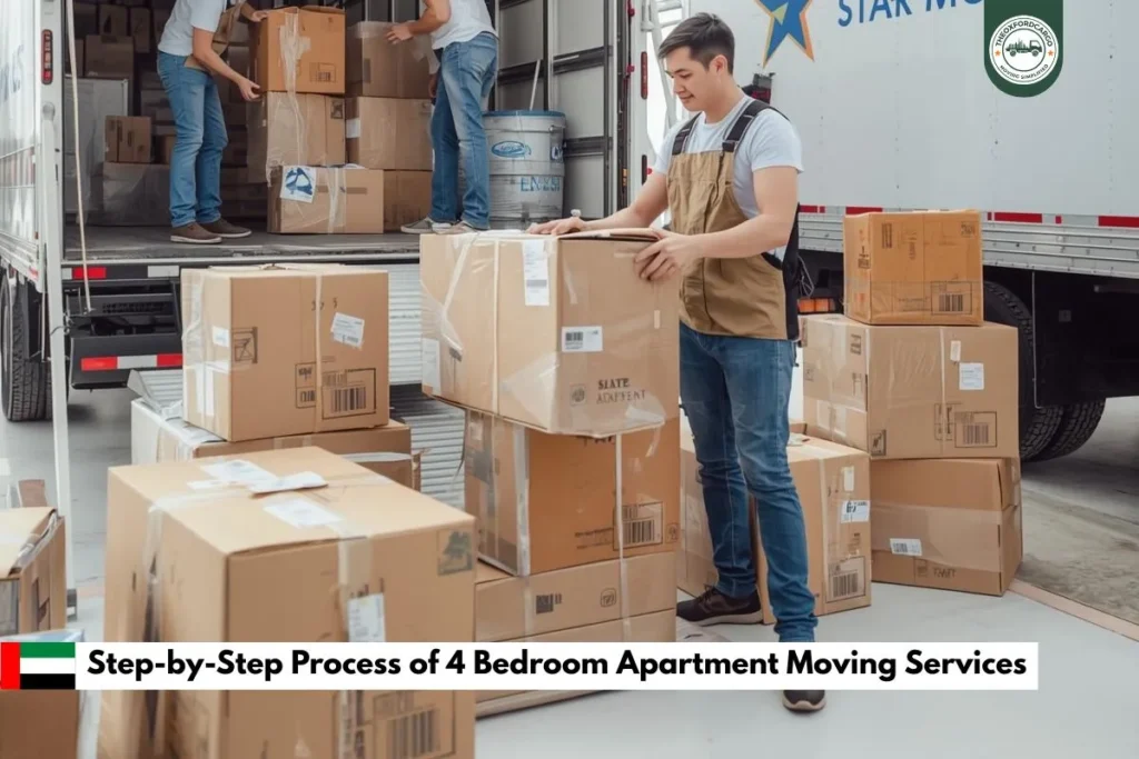 Step-by-Step Process of 4 Bedroom Apartment Moving Services