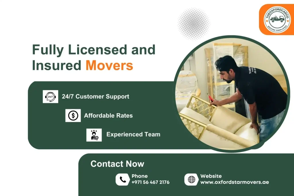 Fully Licensed and Insured Movers