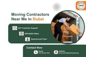 Moving Contractors Near Me in Dubai