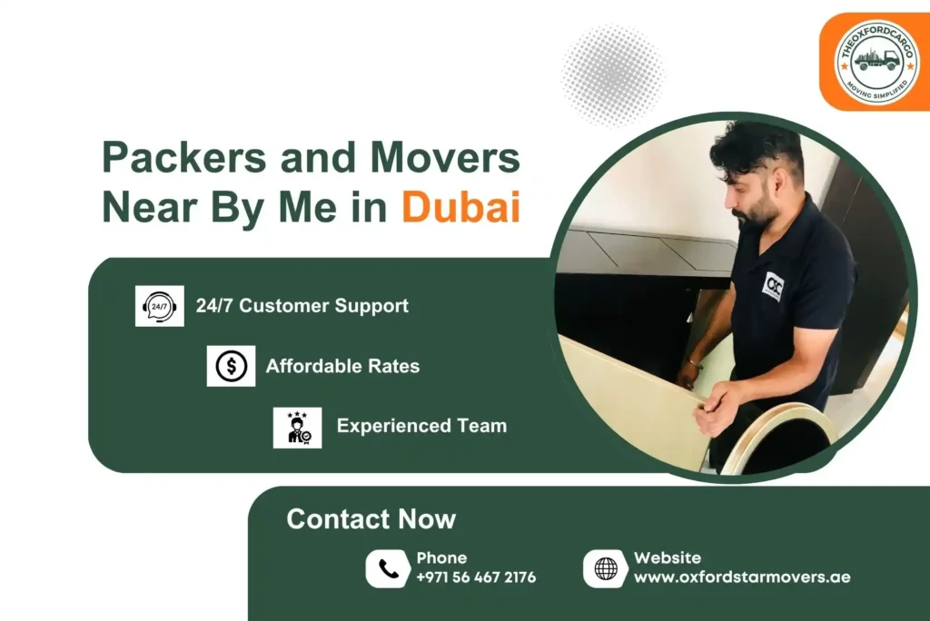 Packers and Movers Near By Me in Dubai