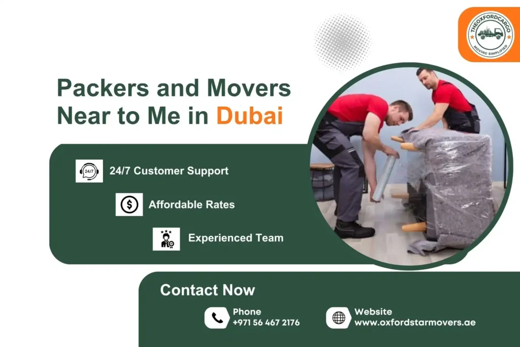Packers and Movers Near to Me in Dubai