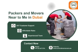 Packers and Movers Near to Me in Dubai