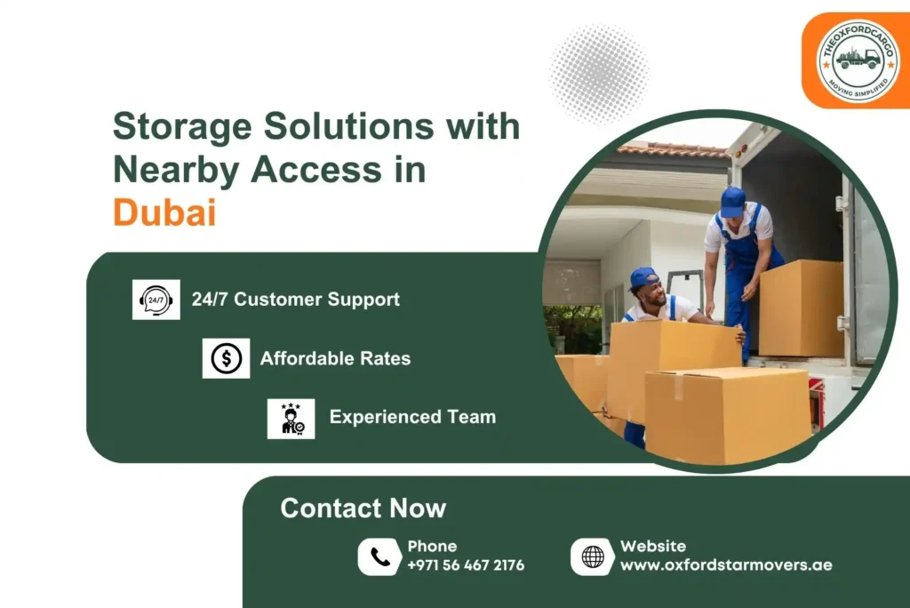 Storage Solutions with Nearby Access in Dubai