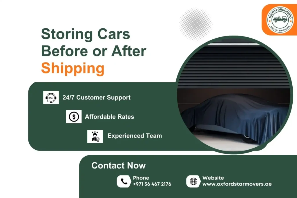 Storing Cars Before or After Shipping