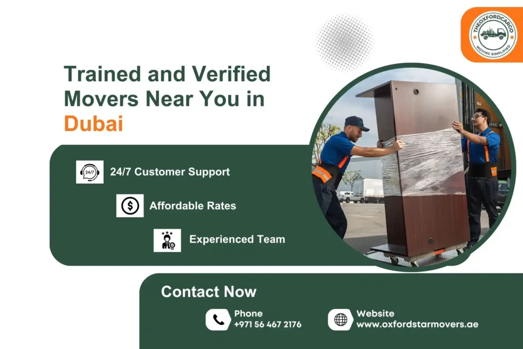 Trained and Verified Movers Near You in Dubai