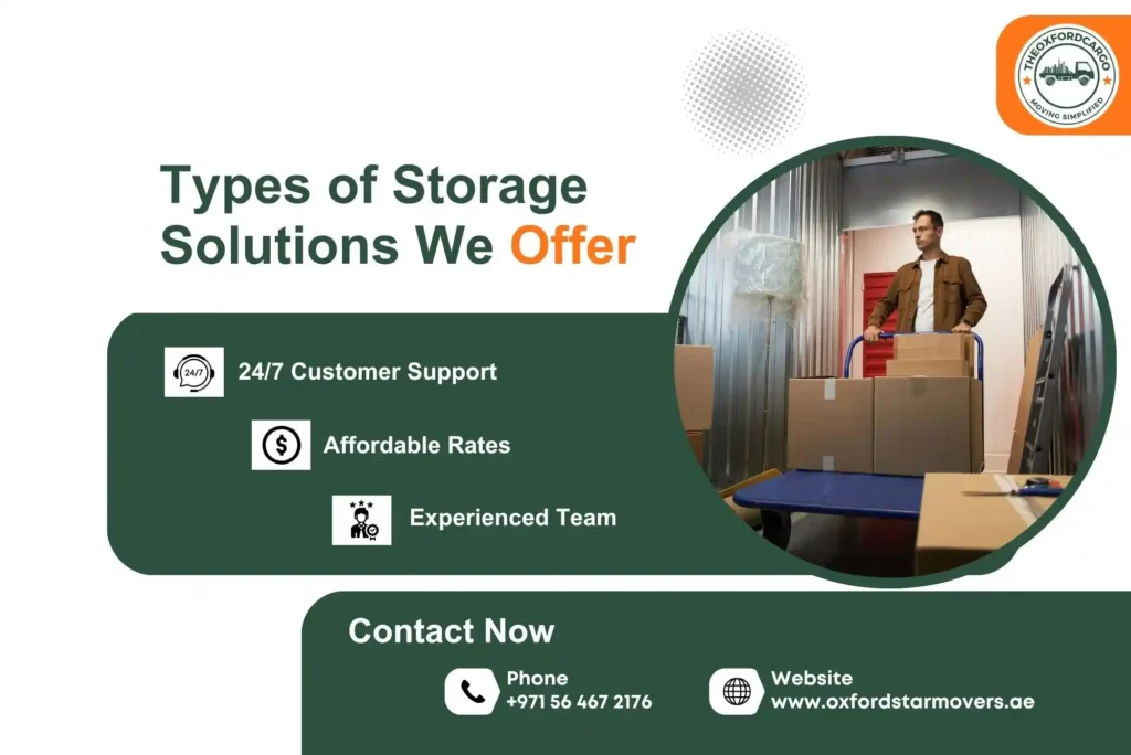 Types of Storage Solutions We Offer
