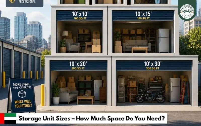 Storage Unit Sizes – How Much Space Do You Need