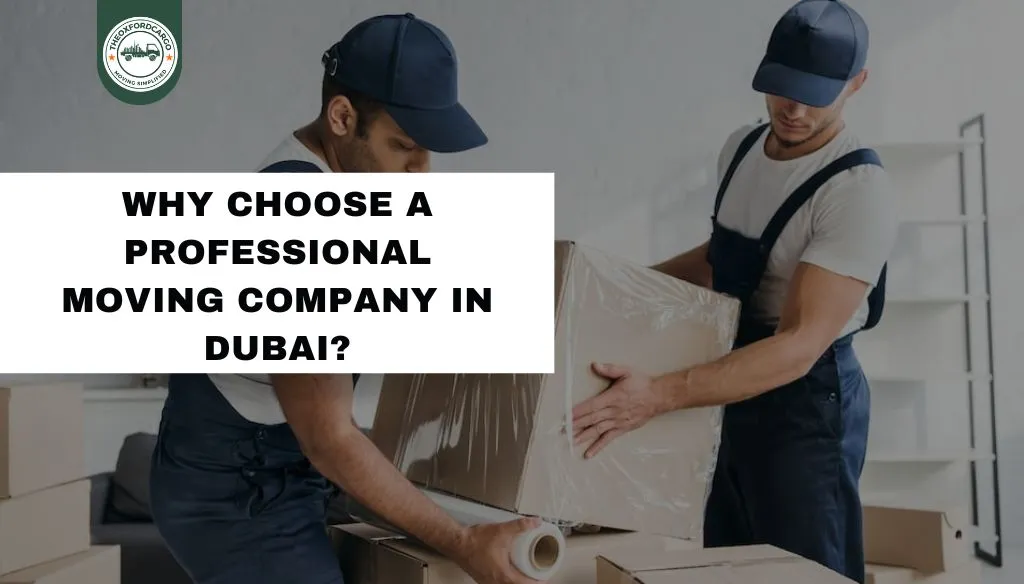 Why Choose a Professional Moving Company in Dubai