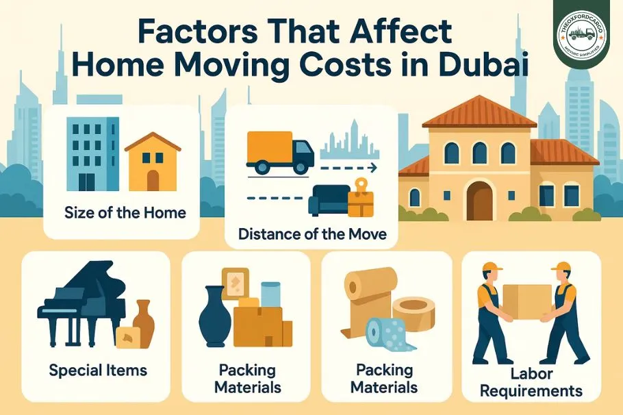 Factors That Affect Home Moving Costs in Dubai