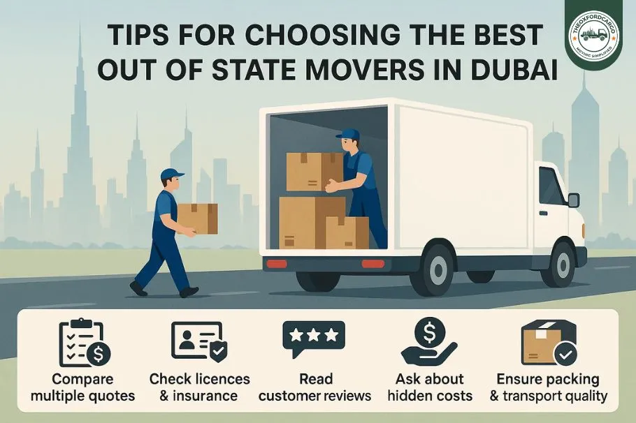 Tips for Choosing the Best Out of State Movers in Dubai