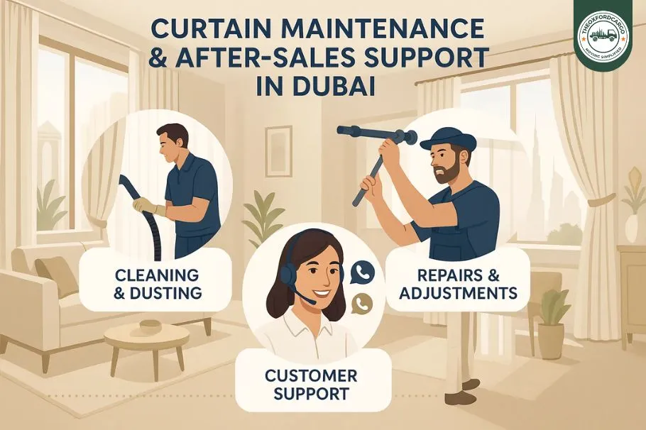 Curtain Maintenance and After-Sales Support in Dubai