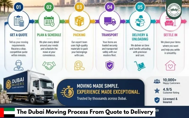 The Dubai Moving Process From Quote to Delivery