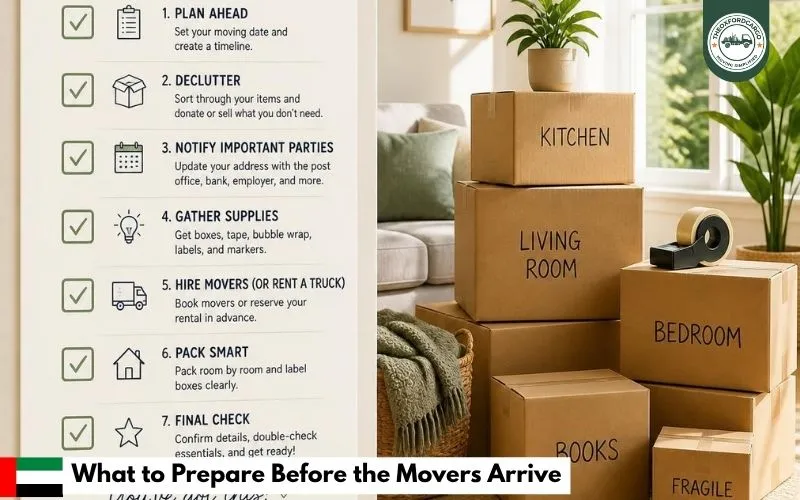 What to Prepare Before the Movers Arrive