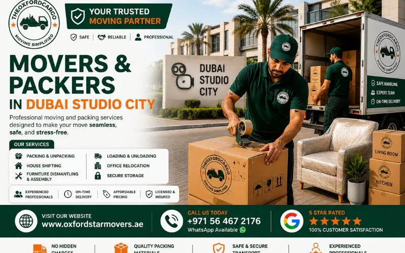 Movers and Packers in Dubai Studio City