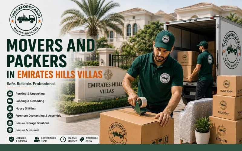 Movers and Packers in Emirates Hills Villas