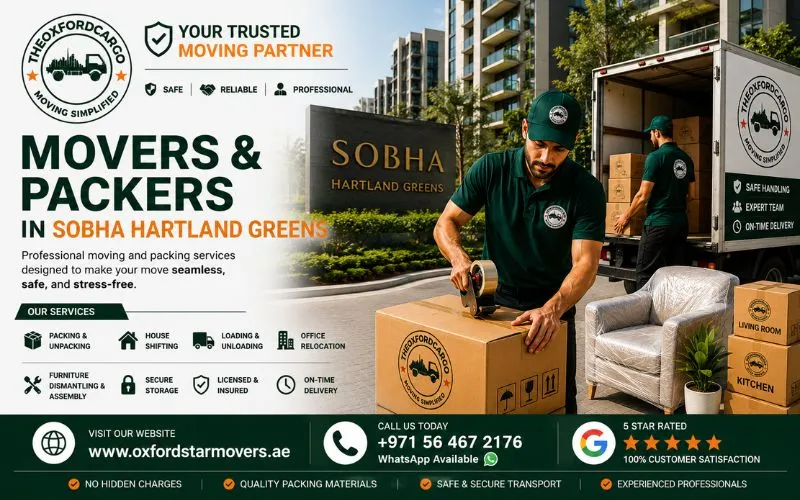 Movers and Packers in Sobha Hartland Greens