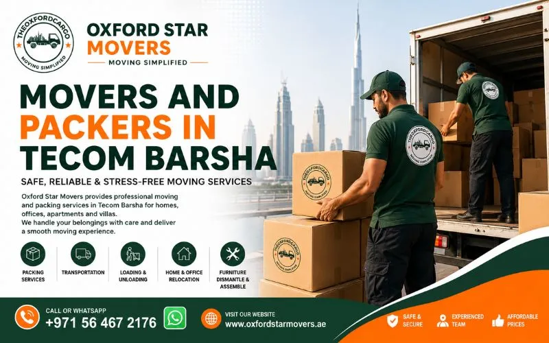 Movers and Packers in Tecom Barsha