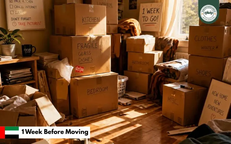 1 Week Before Moving