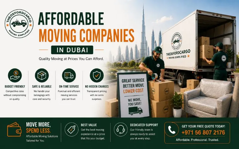 Affordable Moving Companies in Dubai