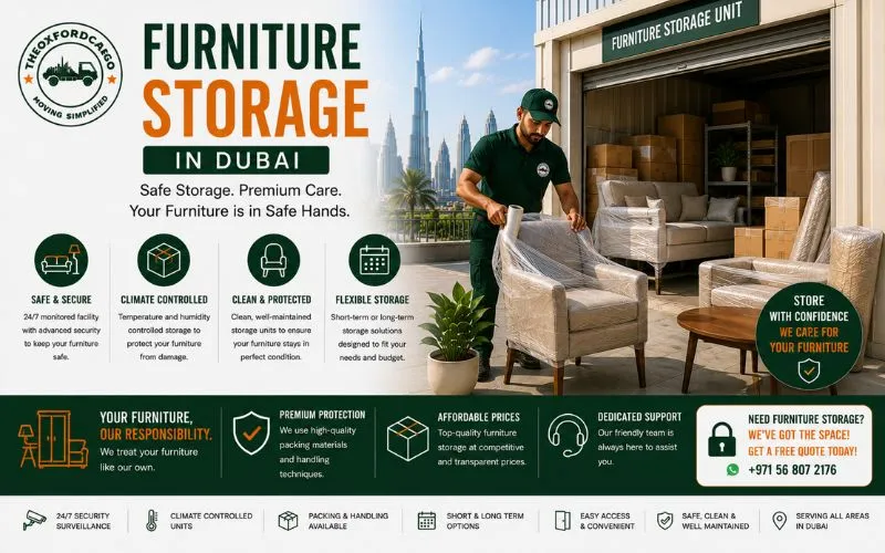 Furniture Storage in Dubai