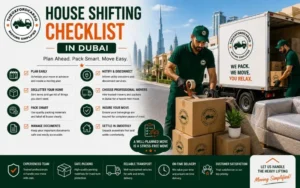 House Shifting Checklist in Dubai