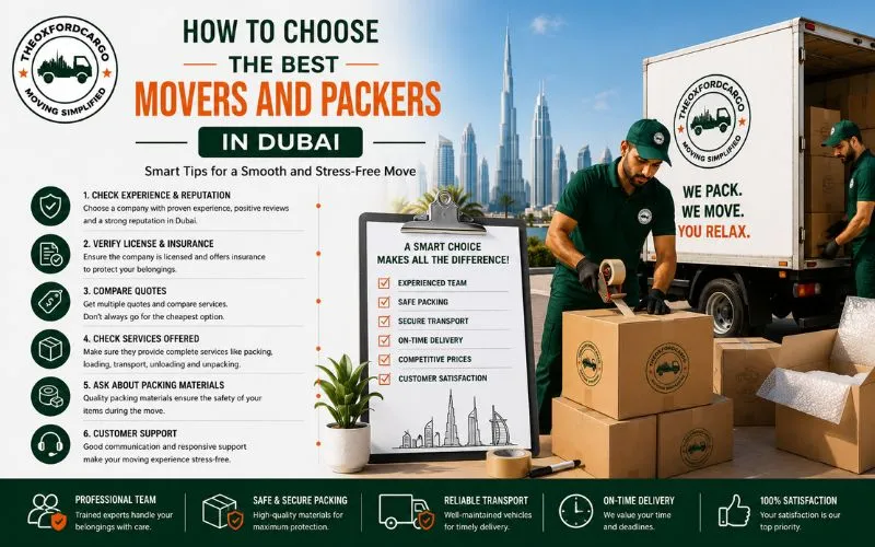 How to Choose the Best Movers and Packers in Dubai