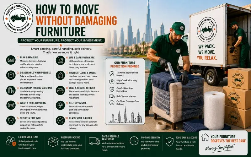 How to Move Without Damaging Furniture