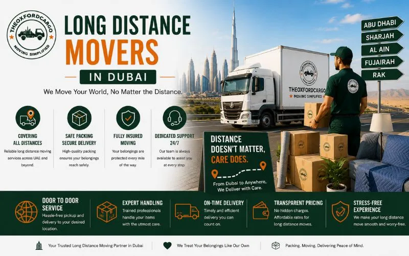 Long Distance Movers in Dubai