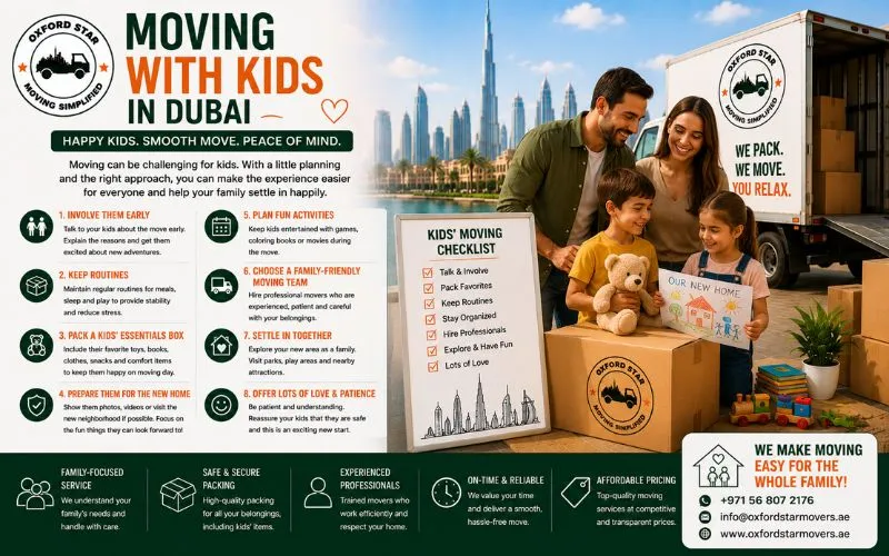 Moving with Kids in Dubai