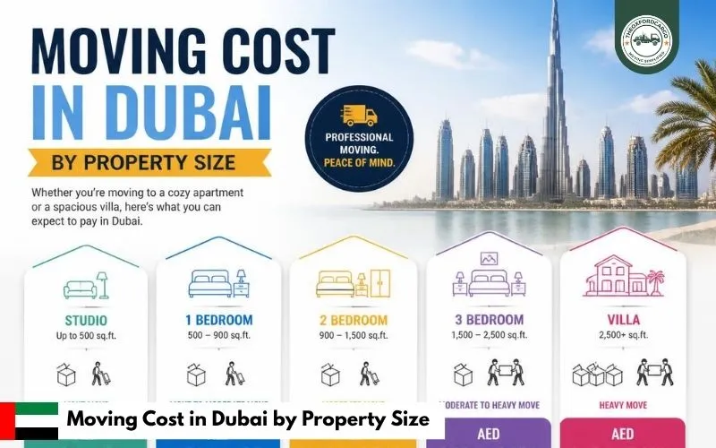 Moving Cost in Dubai by Property Size