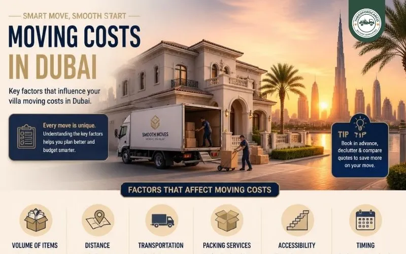 Villa Moving Cost in Dubai