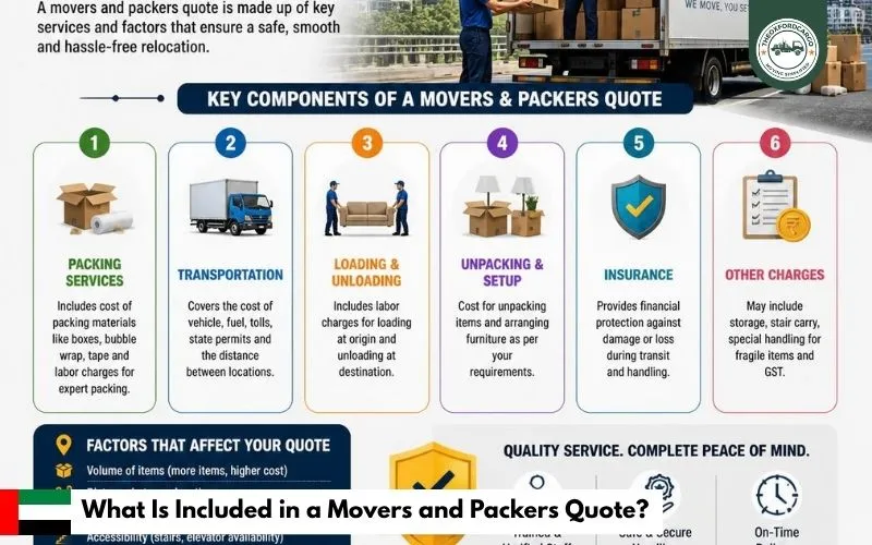 What Is Included in a Movers and Packers Quote?