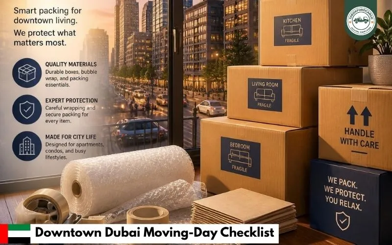 Downtown Dubai Moving-Day Checklist