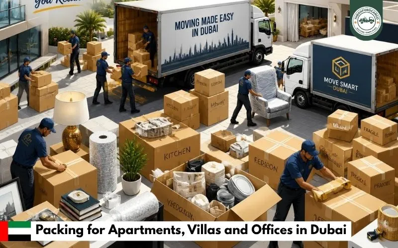 Packing for Apartments, Villas and Offices in Dubai