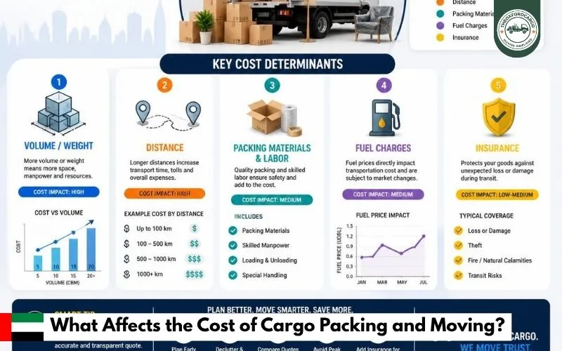 What Affects the Cost of Cargo Packing and Moving?