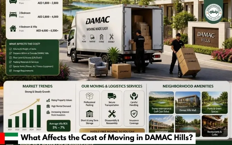 What Affects the Cost of Moving in DAMAC Hills